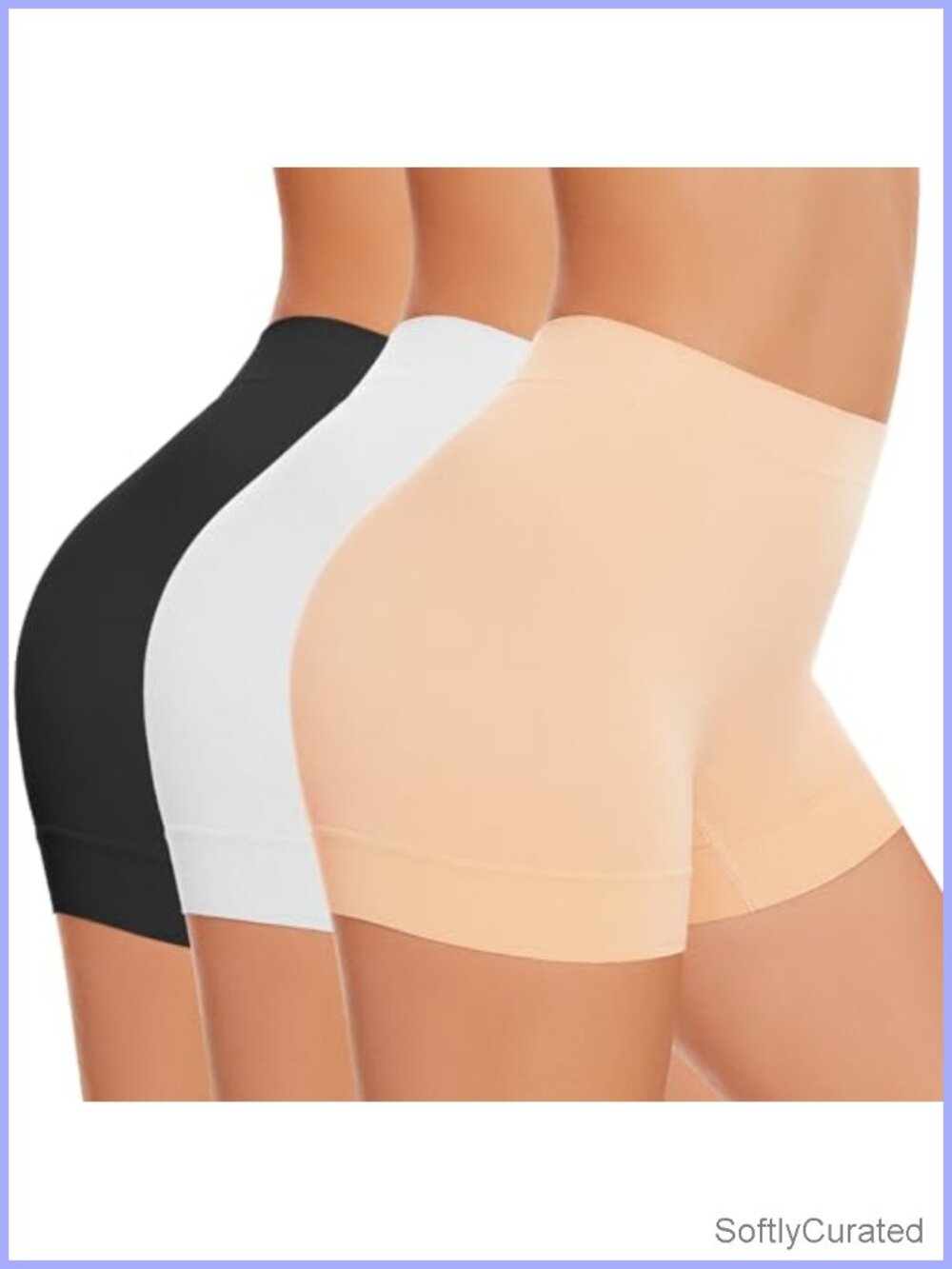 Seamless Slip Shorts Anti Chafing Boyshorts Under Dress Shapewear